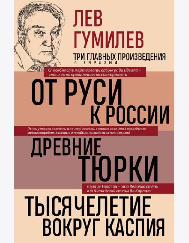 Лев Гумилев. От Руси к России. Древние тюрки. Тысячелетие вокруг Каспия