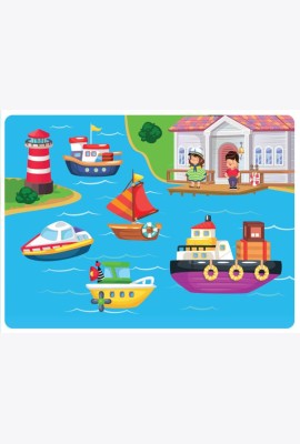 Многоразовые водные раскраски. Выпуск 13 (Кораблики)