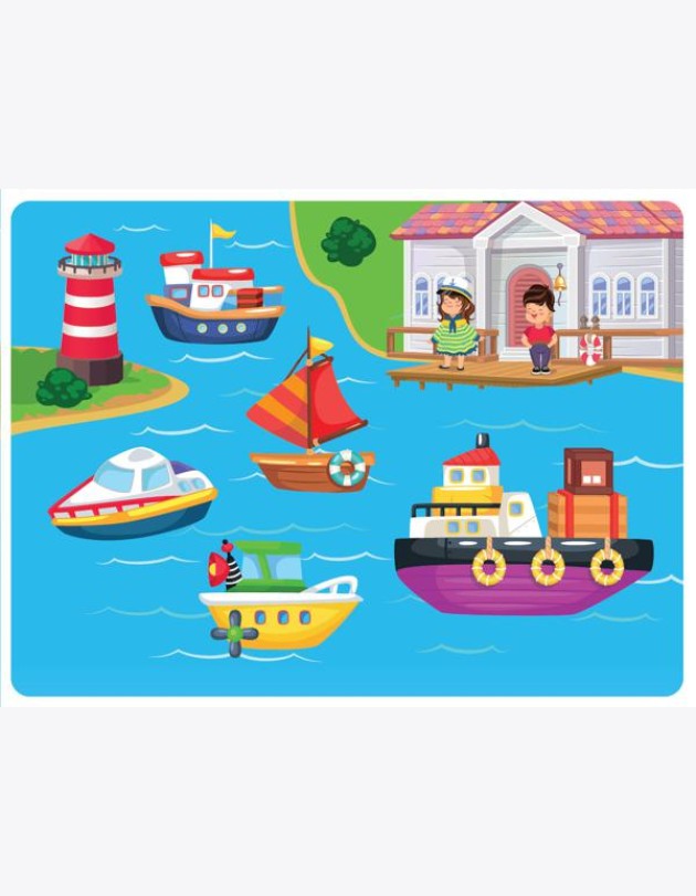 Многоразовые водные раскраски. Выпуск 13 (Кораблики)