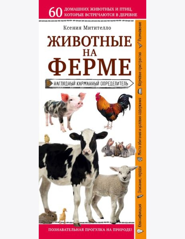 Животные на ферме. Наглядный карманный определитель (для ПР)
