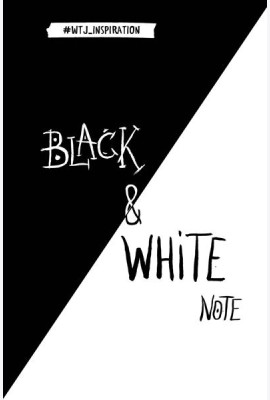 Black&White Note. Стильный блокнот с черными и белоснежными страницами (твердый переплет)