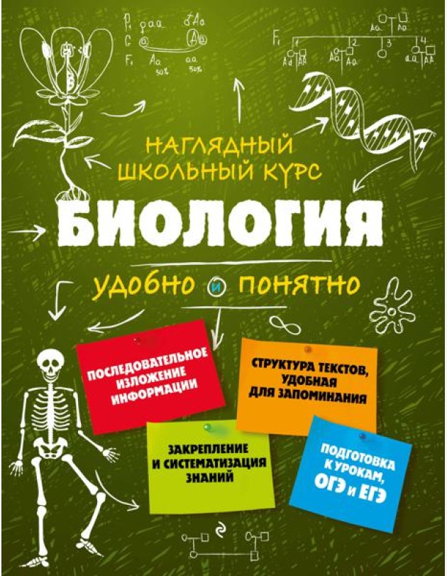 Биология. Наглядный школьный курс: удобно и понятно