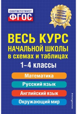 Весь курс начальной школы: в схемах и таблицах: 1-4 кл. 2-е изд., испр. и доп