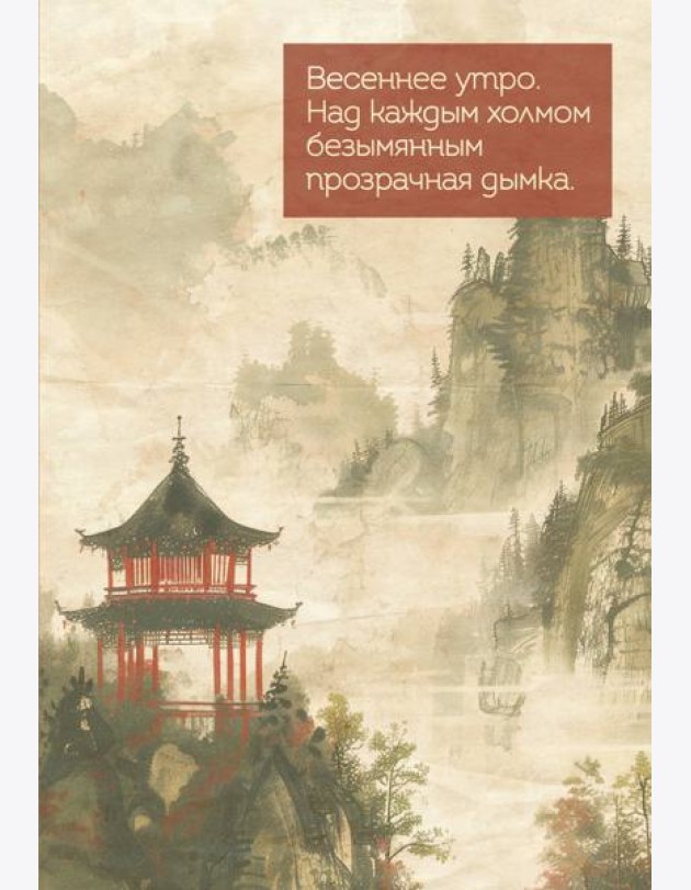 Весеннее утро в Японии. Ежедневник недатированный (А5, 72 л.)