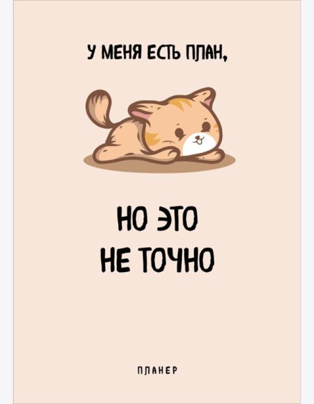 Блокнот-планер недатированный. У меня есть план. (А4, 36 л., на скобе)