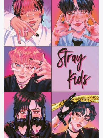 Обложка для паспорта. Stray Kids (ПВХ, 185х133 мм)