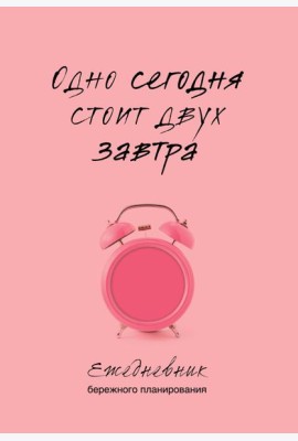 Одно сегодня стоит двух завтра. Ежедневник бережного планирования
