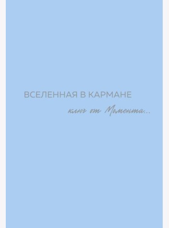 Вселенная в кармане. Ключ от момента
