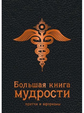 Большая книга мудрости: притчи и афоризмы (черная)