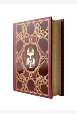 Врачи. Всемирная история медицины в лицах. Книга в коллекционном кожаном переплете ручной работы с окрашенным и золоченым обрезом и многоцветным тиснением