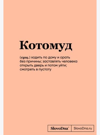 Блокнот SlovoDna. Котомуд (формат А5, 128 стр., С НОВЫМ КОНТЕНТОМ)