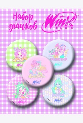 Winx. Набор значков (6 шт.)