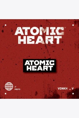 Значок металлический. Atomic Heart