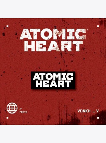 Значок металлический. Atomic Heart