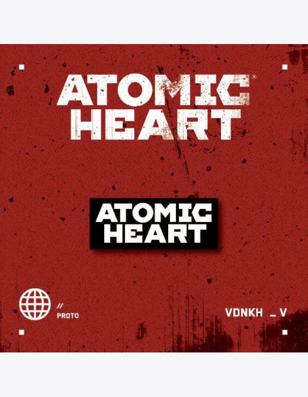 Значок металлический. Atomic Heart