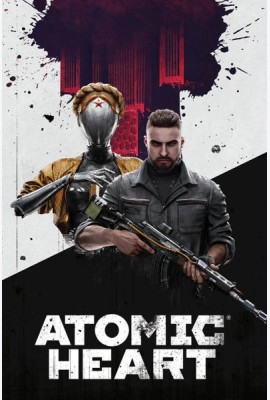 Обложка для паспорта. Atomic Heart. Близняшка и майор Нечаев (ПВХ, 185х133 мм)