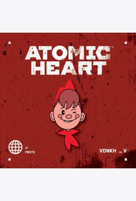 Значок металлический, Atomic Heart. Пионер