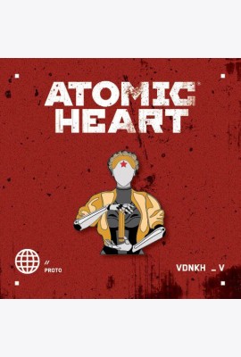 Значок металлический. Atomic Heart. Близняшка