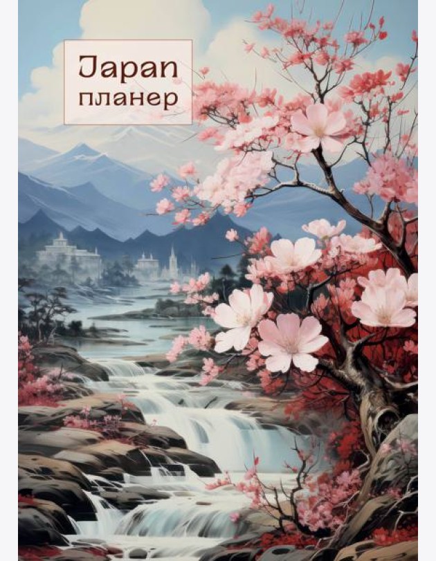 Блокнот-планер недатированный. Япония (формат А4, на скобе)