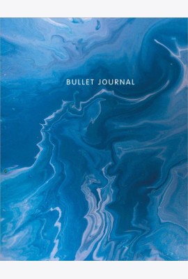 Блокнот в точку: Bullet Journal (мрамор, 144 c., пружина)