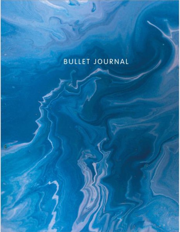 Блокнот в точку: Bullet Journal (мрамор, 144 c., пружина)