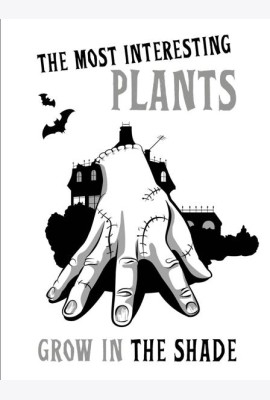 Вещь:The most interesting plants grow in the shade. Вещь. Блокнот в точку