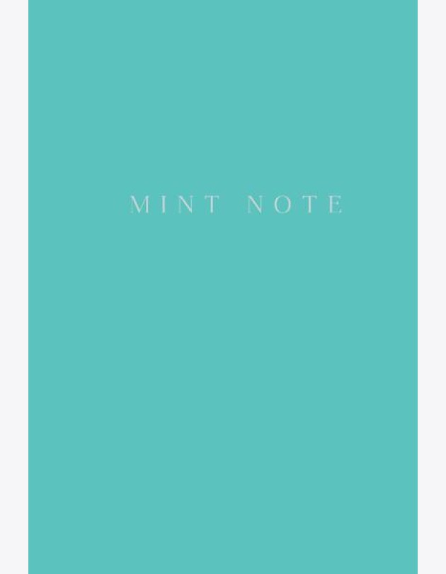 Mint Note. Стильный блокнот с 