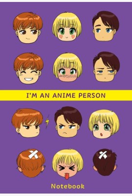 I'm an anime person. Блокнот для истинных анимешников (мягкая обложка)