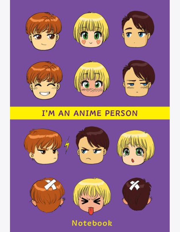 I'm an anime person. Блокнот для истинных анимешников (мягкая обложка)