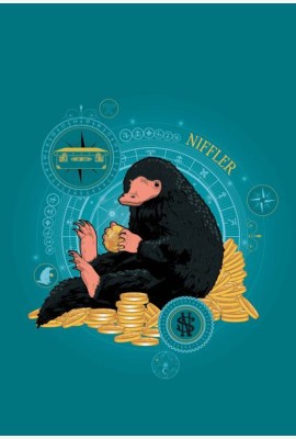 Обложка для паспорта. Фантастические твари. Нюхль