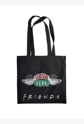 Сумка. Friends. Central perk (черная, 38х43 см, длина ручек 58 см)