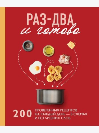 Раз-два - и готово. 200 проверенных рецептов на каждый день - в схемах и без лишних слов