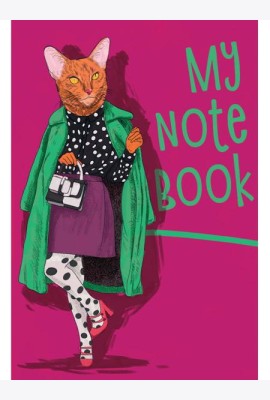 КанцПроф-П MyArt. Блокнот в клетку My notebook. Кошка