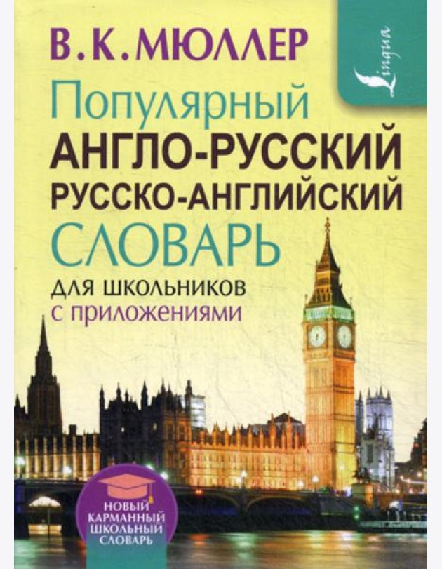 Популярный англо-русский русско-английский словарь для школьников с приложениями