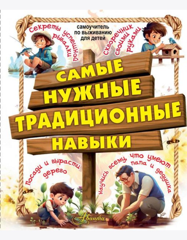 Самые нужные традиционные навыки. Научись всему, что могут папа и дедушка