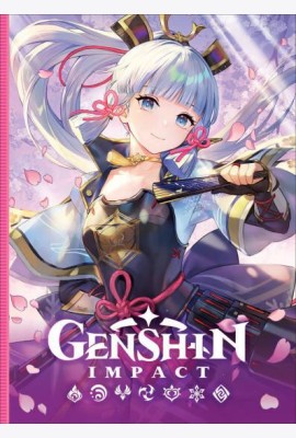 Genshin Impact на каждый день с наклейками (розовый)
