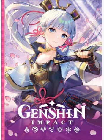 Genshin Impact на каждый день с наклейками (розовый)