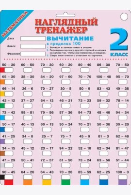 Математика. 2 класс. Вычитание в пределах 100