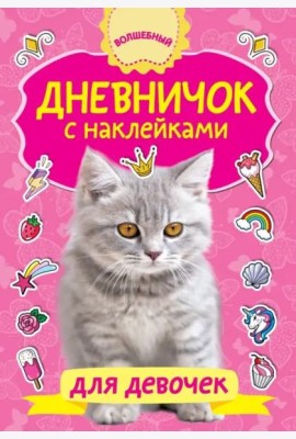 Дневничок с наклейками для девочки