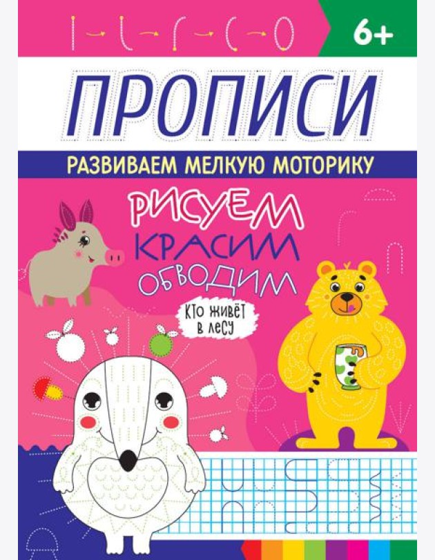 РИСУЕМ, КРАСИМ, ОБВОДИМ. КТО ЖИВЁТ В ЛЕСУ