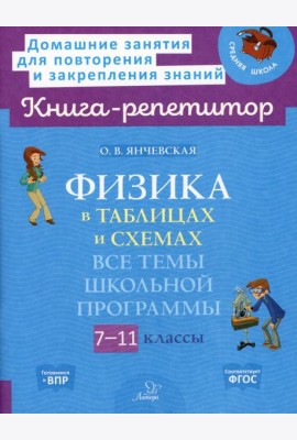 Физика в таблицах и схемах: Все темы школьной программы. 7-11 кл