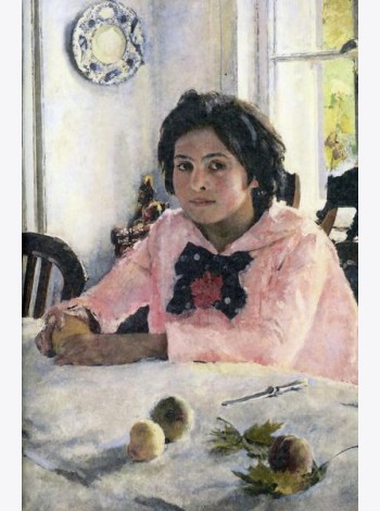 Блокнот. Серов. Девочка с персиками