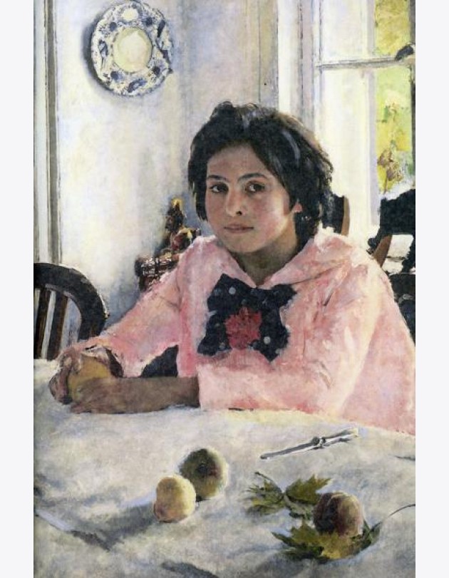 Блокнот. Серов. Девочка с персиками