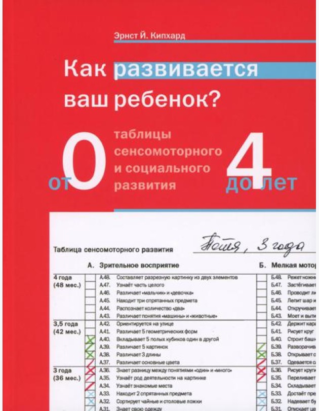 Как развивается ваш ребенок? Таблицы сенсомоторного и социального развития: От рождения до 4 лет. 5-е изд