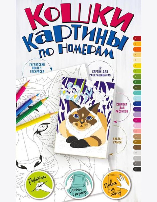 Кошки. Картины по номерам