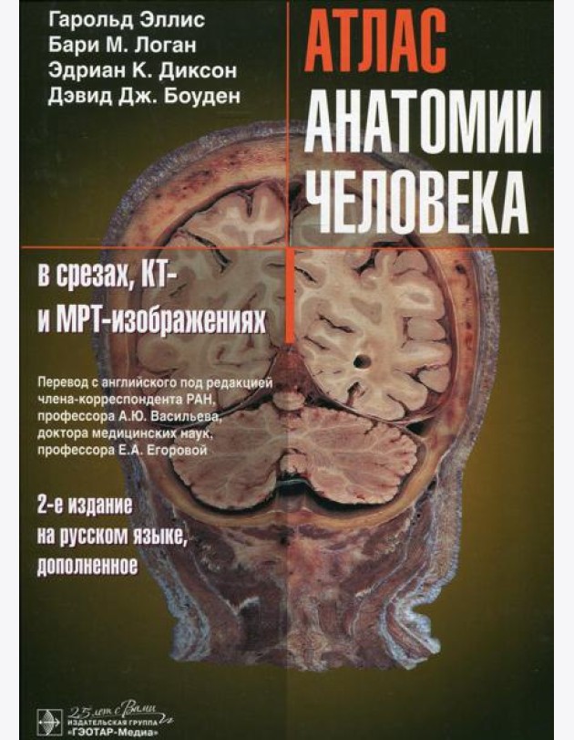 Атлас анатомии человека в срезах, КТ- и МРТ-изображениях