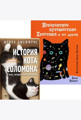 Книги про котиков для всей семьи (комплект из 2-х книг)