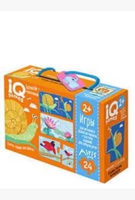 IQ игры для самых маленьких. Парочки. Большой-маленький. 2+ Запуск речи (пазлы)