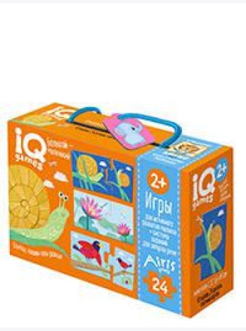 IQ игры для самых маленьких. Парочки. Большой-маленький. 2+ Запуск речи (пазлы)
