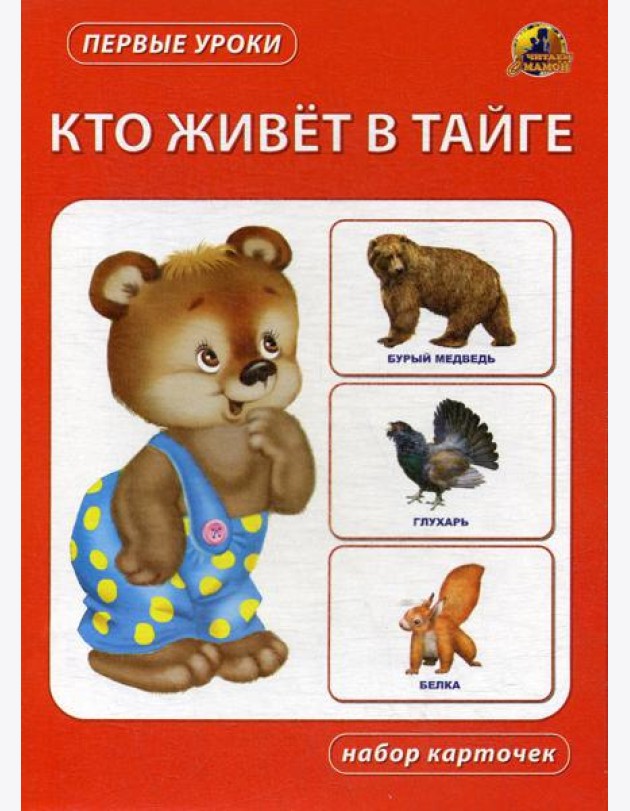 Кто живет в тайге. Набор карточек